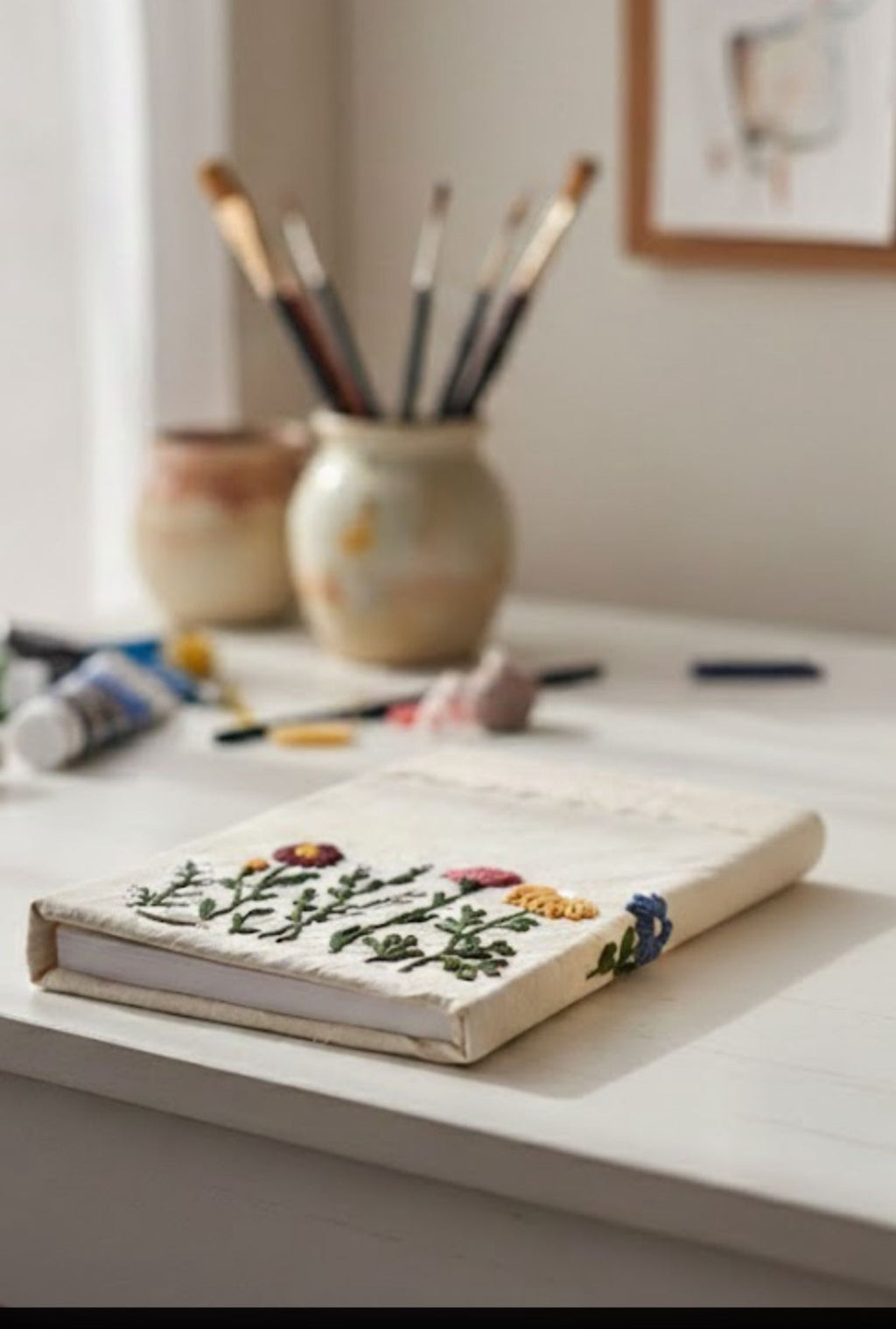 סדנת רקמה על מחברת - Embroidery Workshop